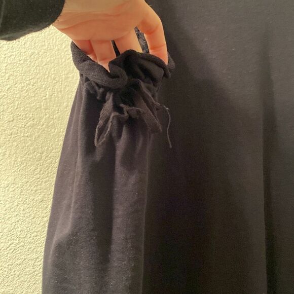 Jessica Simpson Maternity Sweatshirt‎ Crew Neck Black Size Small - Picture 3 of 8